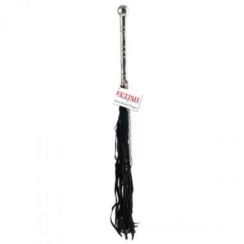 Frusta fetish fantasy series beaded metal flogger