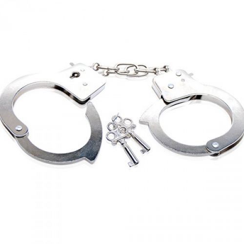 Manette fetish metal cuffs